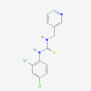 molecular formula C13H11Cl2N3S B5817492 N-(2,4-dichlorophenyl)-N'-(3-pyridinylmethyl)thiourea CAS No. 5971-61-9