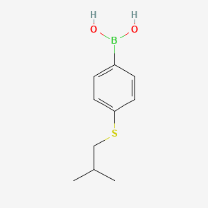 molecular formula C10H15BO2S B581758 4-(Isobutylthio)phenylboronic acid CAS No. 1217500-97-4