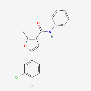5-(3,4-dichlorophenyl)-2-methyl-N-phenyl-3-furamide