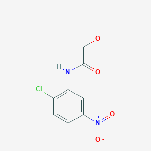 molecular formula C9H9ClN2O4 B5817650 N-(2-chloro-5-nitrophenyl)-2-methoxyacetamide 