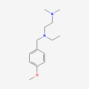 molecular formula C14H24N2O B5817688 N'-ethyl-N'-[(4-methoxyphenyl)methyl]-N,N-dimethylethane-1,2-diamine 