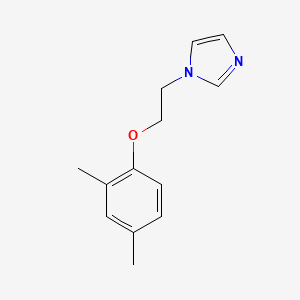 molecular formula C13H16N2O B5817691 1-[2-(2,4-dimethylphenoxy)ethyl]-1H-imidazole 