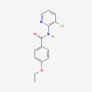 molecular formula C14H13ClN2O2 B5817739 N-(3-chloro-2-pyridinyl)-4-ethoxybenzamide 
