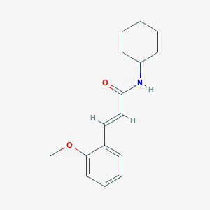 molecular formula C16H21NO2 B5817767 N-cyclohexyl-3-(2-methoxyphenyl)acrylamide 