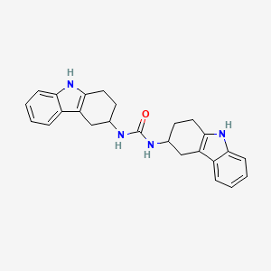 molecular formula C25H26N4O B581780 1,3-双(2,3,4,9-四氢-1H-咔唑-3-基)脲 CAS No. 1437794-63-2