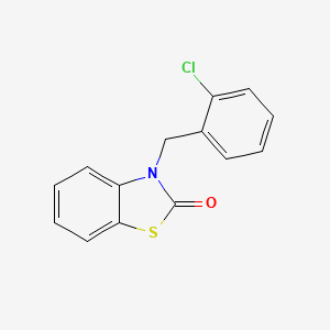 molecular formula C14H10ClNOS B5817923 3-(2-chlorobenzyl)-1,3-benzothiazol-2(3H)-one 