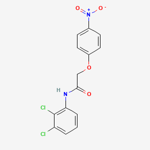 molecular formula C14H10Cl2N2O4 B5817961 N-(2,3-dichlorophenyl)-2-(4-nitrophenoxy)acetamide 