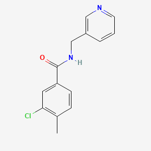 molecular formula C14H13ClN2O B5817964 3-chloro-4-methyl-N-(3-pyridinylmethyl)benzamide 