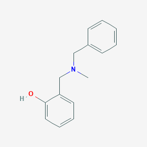 molecular formula C15H17NO B5817982 2-{[benzyl(methyl)amino]methyl}phenol CAS No. 60460-63-1