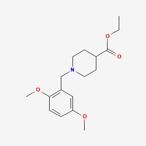 ethyl 1-(2,5-dimethoxybenzyl)-4-piperidinecarboxylate