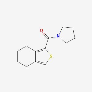 molecular formula C13H17NOS B5818032 1-(4,5,6,7-tetrahydro-2-benzothien-1-ylcarbonyl)pyrrolidine 