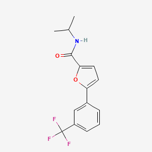 N-isopropyl-5-[3-(trifluoromethyl)phenyl]-2-furamide