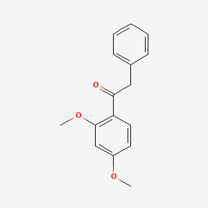 molecular formula C16H16O3 B5818116 1-(2,4-dimethoxyphenyl)-2-phenylethanone 