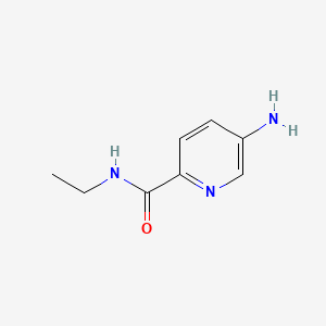molecular formula C8H11N3O B581814 5-Amino-N-ethylpyridine-2-carboxamide CAS No. 1536219-93-8