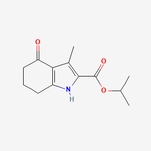 isopropyl 3-methyl-4-oxo-4,5,6,7-tetrahydro-1H-indole-2-carboxylate