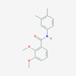 molecular formula C17H19NO3 B5818255 N-(3,4-dimethylphenyl)-2,3-dimethoxybenzamide 