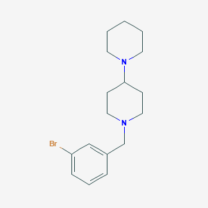 molecular formula C17H25BrN2 B5818347 1'-(3-bromobenzyl)-1,4'-bipiperidine 