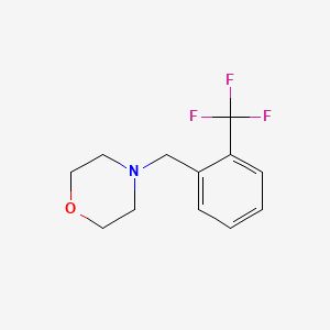 molecular formula C12H14F3NO B5818389 4-[2-(trifluoromethyl)benzyl]morpholine 