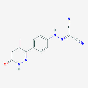 molecular formula C14H12N6O B058184 西门丹 CAS No. 131741-08-7