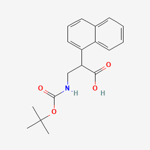 (R,S)-Boc-3-amino-2-(naphthalen-1-yl)-propionic acid