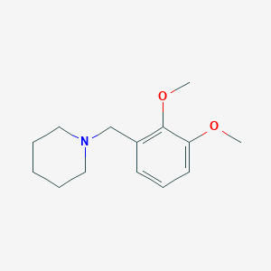 molecular formula C14H21NO2 B5818429 1-(2,3-dimethoxybenzyl)piperidine 