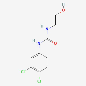 molecular formula C9H10Cl2N2O2 B5818437 N-(3,4-dichlorophenyl)-N'-(2-hydroxyethyl)urea CAS No. 15145-34-3
