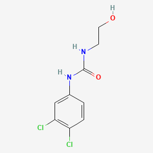 molecular formula C9H10Cl2N2O2 B5818437 N-(3,4-二氯苯基)-N'-(2-羟乙基)脲 CAS No. 15145-34-3