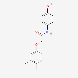molecular formula C16H17NO3 B5818448 2-(3,4-dimethylphenoxy)-N-(4-hydroxyphenyl)acetamide 