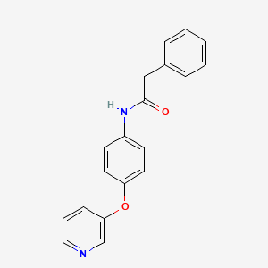 2-phenyl-N-[4-(3-pyridinyloxy)phenyl]acetamide