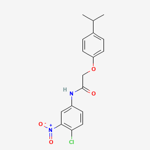 N-(4-chloro-3-nitrophenyl)-2-(4-isopropylphenoxy)acetamide