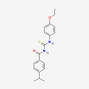 N-{[(4-ethoxyphenyl)amino]carbonothioyl}-4-isopropylbenzamide