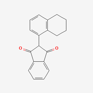 2-(5,6,7,8-tetrahydro-1-naphthalenyl)-1H-indene-1,3(2H)-dione