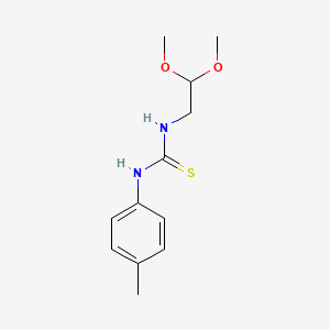 N-(2,2-dimethoxyethyl)-N'-(4-methylphenyl)thiourea