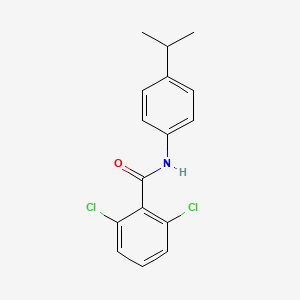 molecular formula C16H15Cl2NO B5818663 2,6-dichloro-N-(4-isopropylphenyl)benzamide 