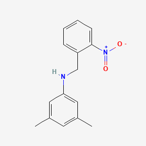 molecular formula C15H16N2O2 B5818719 (3,5-dimethylphenyl)(2-nitrobenzyl)amine 