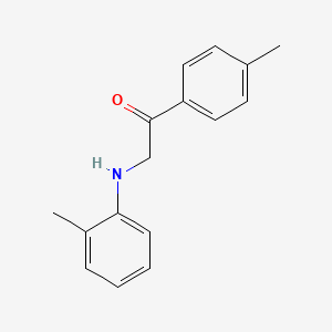 1-(4-methylphenyl)-2-[(2-methylphenyl)amino]ethanone