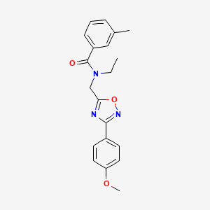 N-ethyl-N-{[3-(4-methoxyphenyl)-1,2,4-oxadiazol-5-yl]methyl}-3-methylbenzamide