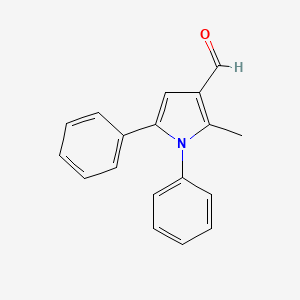 molecular formula C18H15NO B5818825 2-methyl-1,5-diphenyl-1H-pyrrole-3-carbaldehyde 