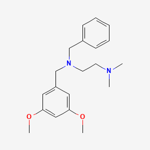 molecular formula C20H28N2O2 B5818827 N-benzyl-N-(3,5-dimethoxybenzyl)-N',N'-dimethyl-1,2-ethanediamine 