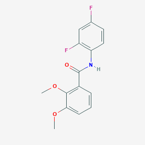 molecular formula C15H13F2NO3 B5818849 N-(2,4-difluorophenyl)-2,3-dimethoxybenzamide 