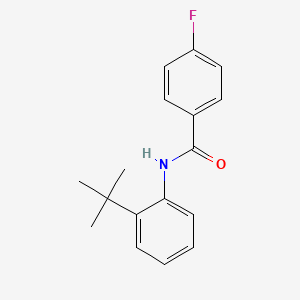 N-(2-tert-butylphenyl)-4-fluorobenzamide