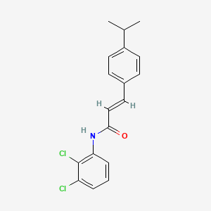 molecular formula C18H17Cl2NO B5818863 N-(2,3-dichlorophenyl)-3-(4-isopropylphenyl)acrylamide 