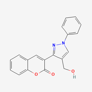 3-[4-(hydroxymethyl)-1-phenyl-1H-pyrazol-3-yl]-2H-chromen-2-one