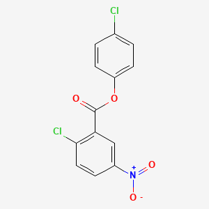 molecular formula C13H7Cl2NO4 B5818964 4-chlorophenyl 2-chloro-5-nitrobenzoate 