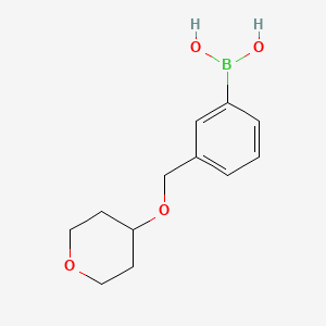 3-(Tetrahydropyran-4-yloxymethy)phenylboronic acid