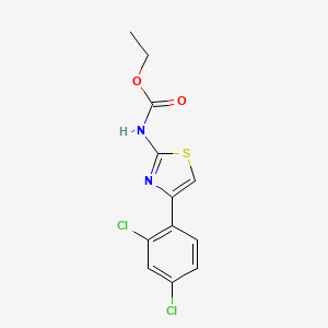 molecular formula C12H10Cl2N2O2S B5819021 ethyl [4-(2,4-dichlorophenyl)-1,3-thiazol-2-yl]carbamate 