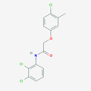 molecular formula C15H12Cl3NO2 B5819028 2-(4-chloro-3-methylphenoxy)-N-(2,3-dichlorophenyl)acetamide 