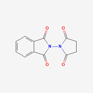 molecular formula C12H8N2O4 B5819044 2-(2,5-dioxo-1-pyrrolidinyl)-1H-isoindole-1,3(2H)-dione CAS No. 4403-40-1