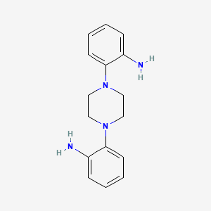 molecular formula C16H20N4 B581919 1,4-双(2-氨基苯基)哌嗪 CAS No. 29549-88-0
