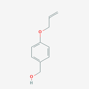molecular formula C10H12O2 B058192 [4-(丙-2-烯-1-氧基)苯基]甲醇 CAS No. 3256-45-9